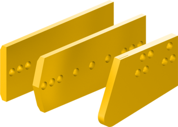 Rolled Steel Dozer Edges